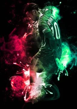 Neymar JR 스톡 일러스트