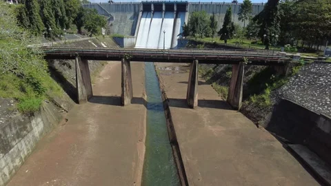 Neyyar dam shutter and bridge, Thiruvananthapuram, Kerala Stock-Footage 204968560