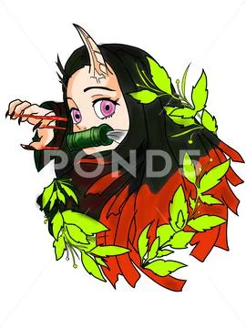 NEZUKO KIMETSU NO YAIBA 20220713072407 ~ Clip Art #212997111