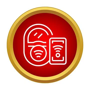 Nfc contactless payment wireless digital transaction smartphone icon Stock Illustration