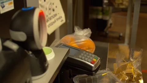 NFC credit card payment Stock Footage 128564483