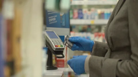 NFC credit card payment Stock-Footage 128689183