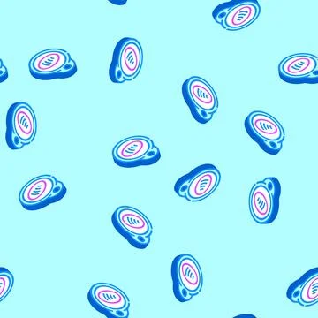 Nfc key technology isometric icon seamless pattern Stockillustratie