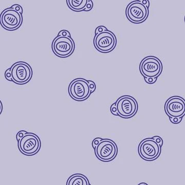 Nfc key technology line vector seamless pattern Stock Illustration