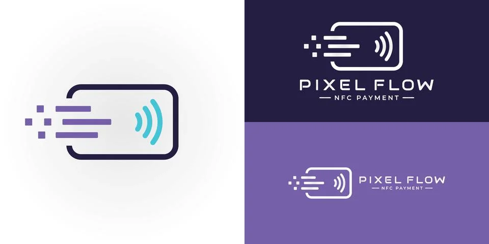 NFC Payment Logo Stock Illustration