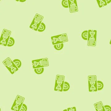 Nfc payment in progress glyph vector seamless pattern Stock Illustration