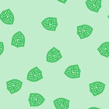 Nfc security technology line vector seamless pattern イラスト素材