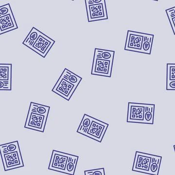 Nfc tap to connect line vector seamless pattern Stock Illustration