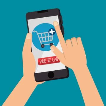 Nfc technology concept design Stock Illustration