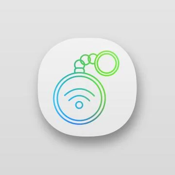NFC trinket app icon Stock Illustration