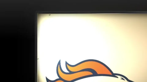 NFL denver-broncos Light Box Stock Footage 248595930