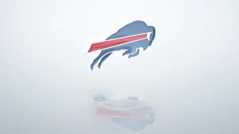 NFL Logo buffalo bills Reflection Stock Footage 232776433