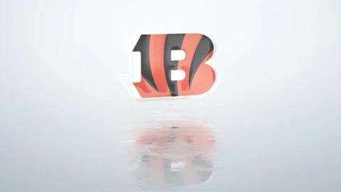 NFL Logo cincinnati bengals Reflection Stock Footage 232776486