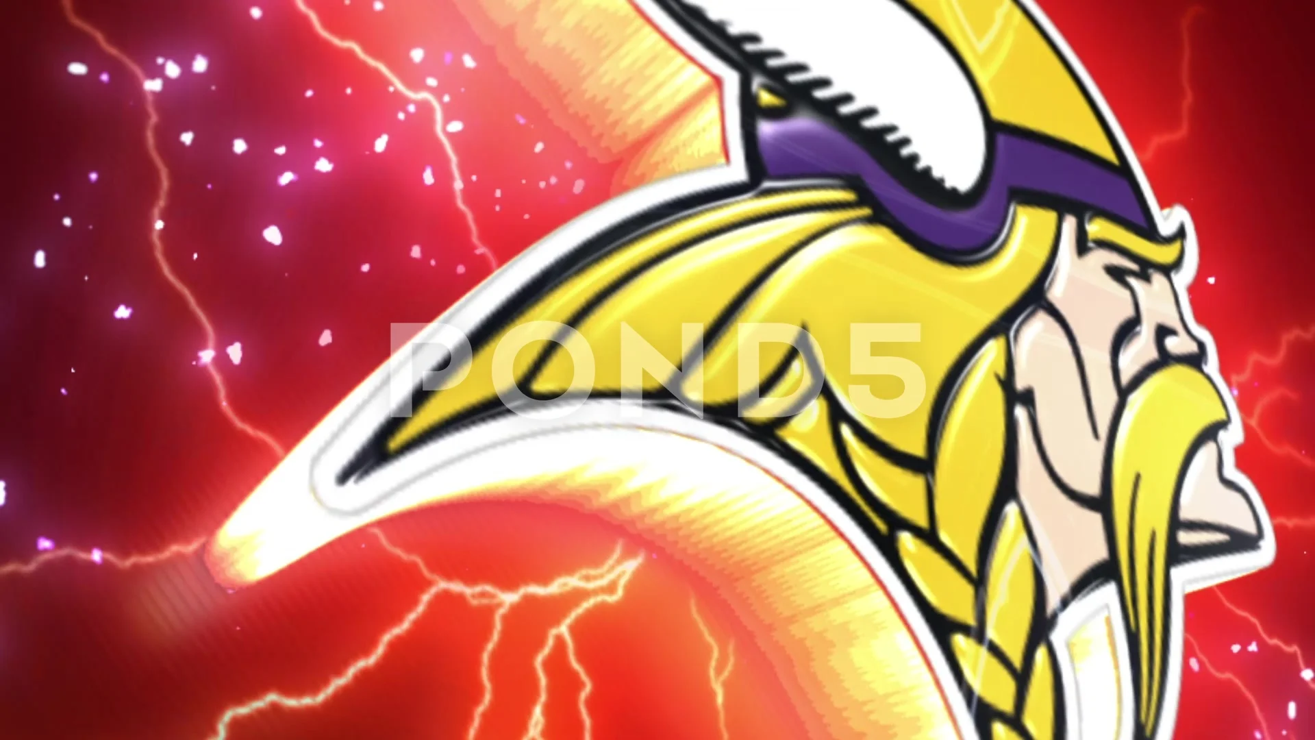 Download Caricature Minnesota Vikings Logo Wallpaper