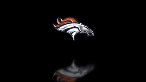 NFL Logo Reflection Denver Broncos Vidéo 256756449
