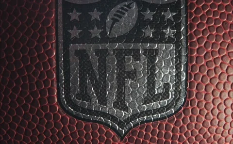 NFL logo zoom Stock Footage 314726407