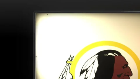 NFL washington-redskins Light Box Stock Footage 248595693