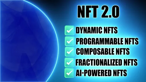 NFT 2.0 is the evolution of non-fungible tokens (NFTs) Stock Footage 301974095