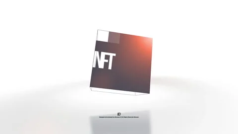 NFT ABSTRACT TYPOGRAPHIC BACKGROUND VIDEO Stock Footage 201151803