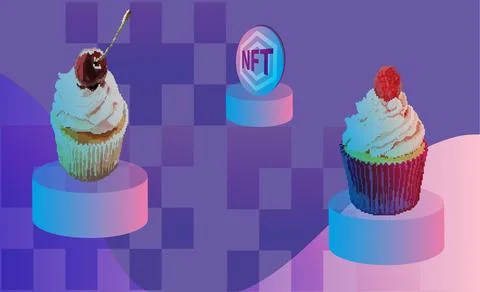 Nft banner 스톡 일러스트