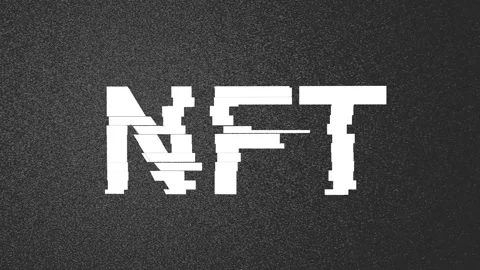 NFT crypto art sign Stock Footage 151537293
