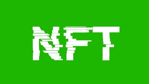 NFT crypto art sign Stock Footage 166685586