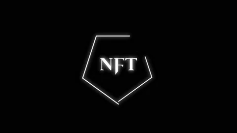NFT CryptoArt Sign Animation. Stock Footage 239377814
