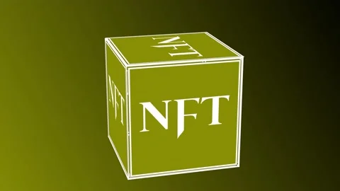 NFT CryptoArt Sign Animation. Stock Footage 239404923