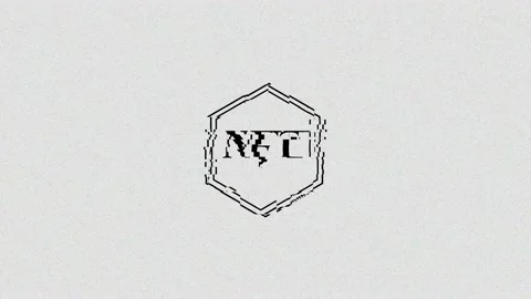NFT CryptoArt Sign Animation. Stock Footage 239405072
