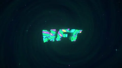 NFT LOGO Psychedelic Stock Footage 201151541