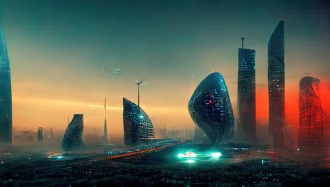 NFT virtual land is an own-able area of digital land on a metaverse platform, Illustrazione stock