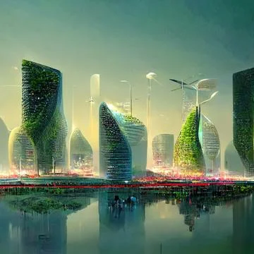NFT virtual land is an own-able area of digital land on a metaverse platform, Illustrazione stock