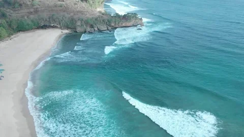 Nganteb Beach Indonesia 3 Stock Footage 234310735