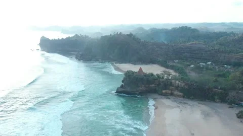 Nganteb Beach Indonesia 4 Stock Footage 234310880