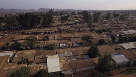 Ngaoundere Cameroon. Drone shot Stock Footage 255781048