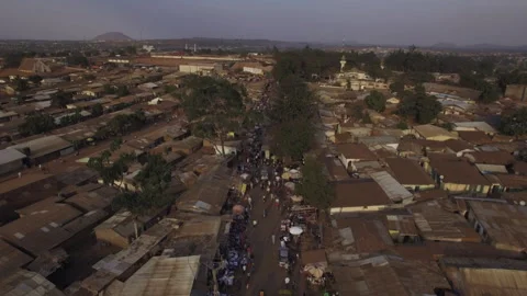 Ngaoundere Cameroon. Drone shot Stock Footage 255781666