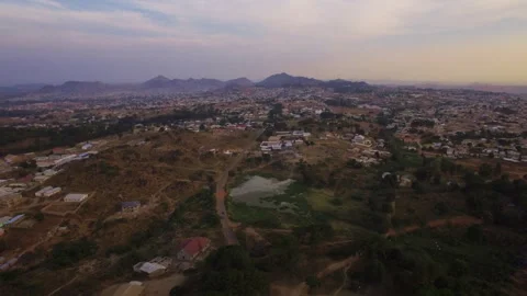 Ngaoundere Cameroon. Drone shot Stock Footage 255782218