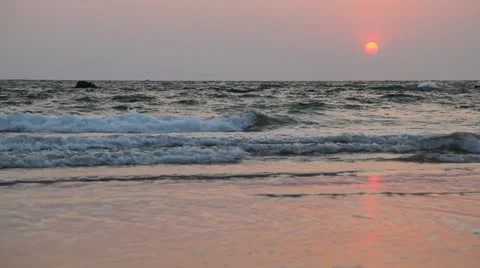 Ngapali beach sunset, Myanmar 스톡 동영상 11133262