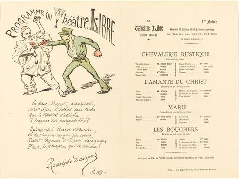Nga,UK,16th-19th c.Adolphe Leon Willette, Chevalerie rustique; L'Amante du Chris Stock Photos