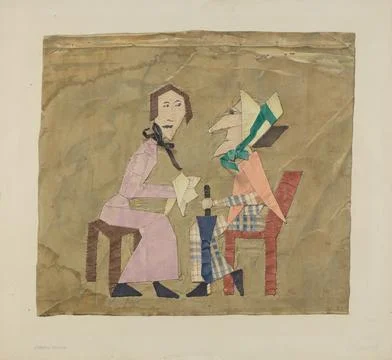Nga,UK,16th-19th c.Carmel Wilson, Patchwork Picture Gossips, c 1938 Stock Photos