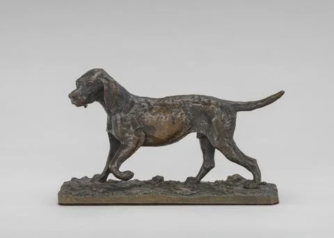 Nga,UK,16th-19th c.Christophe Fratin, Pointer, 19th century Stock Photos
