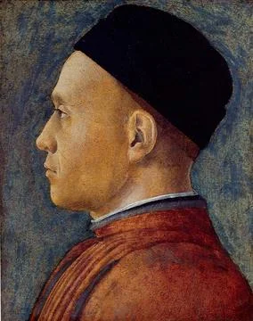 Nga,UK,16th-19th c.Mantegna ritratto d'uomo washington Stock Photos