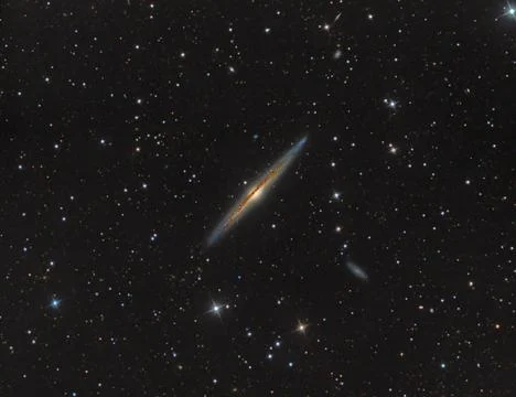 Ngc4565 needle galaxy Stock Photos