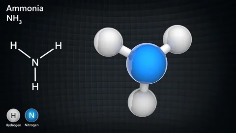 NH3 Ammonia Stock Footage 146058912