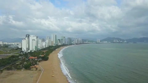 Nha Trang beach Stock Footage 153969617