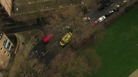 NHS Ambulance Service Stock Footage 146166800