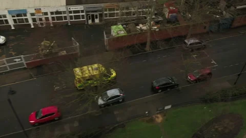 NHS Ambulance Service Stock Footage 146166842