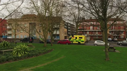 NHS Ambulance Service Stock Footage 146167315