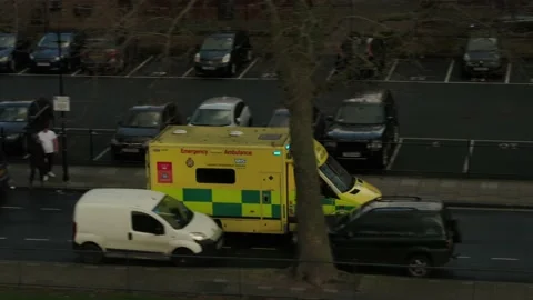 NHS Ambulance Service Stock Footage 146167656