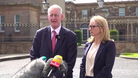 NI finances need to move on to ‘long-term sustainable footing’ – Benn Video stock 338126384